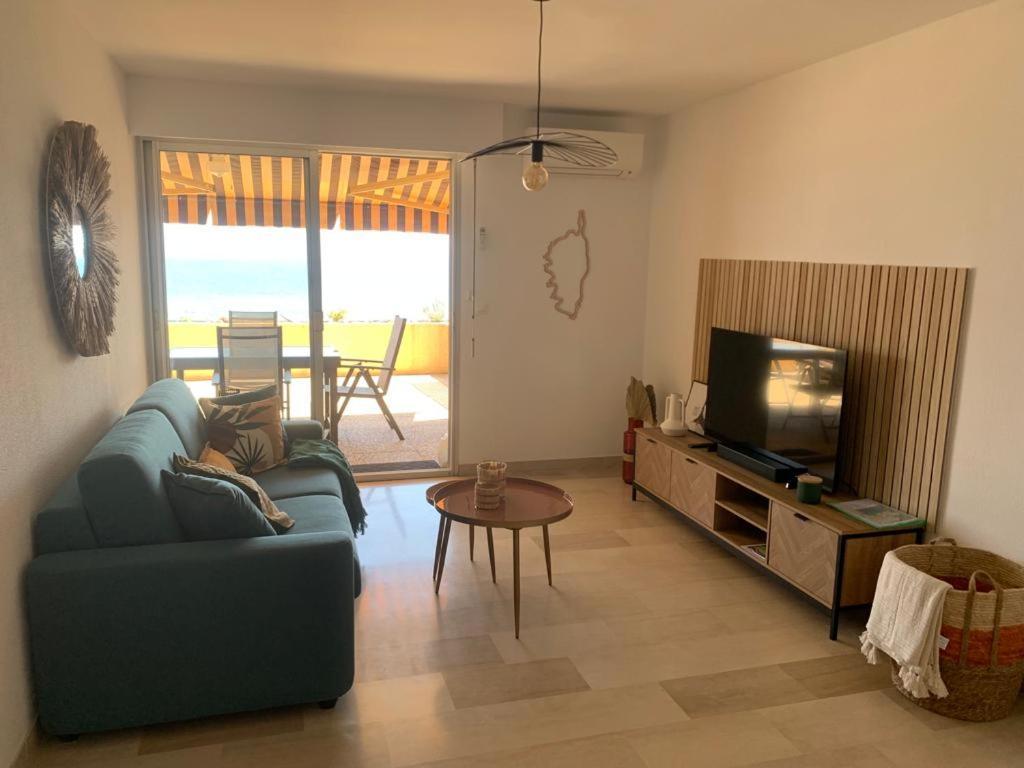 Marinella, Vue Mer Panoramique, Superbe T2 Plage A 150 M Ajaccio  Exterior foto